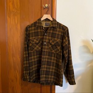 Pendleton Plaid Wool Board Shirt